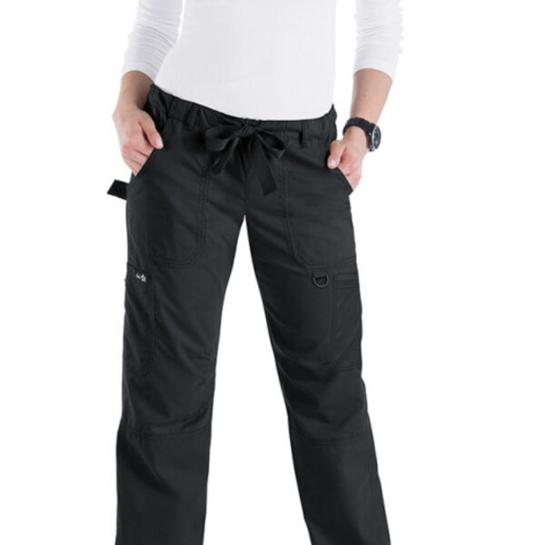 KOI Ladies Soft Twill Cargo Pant (Waist & Inseam) Thumbnail